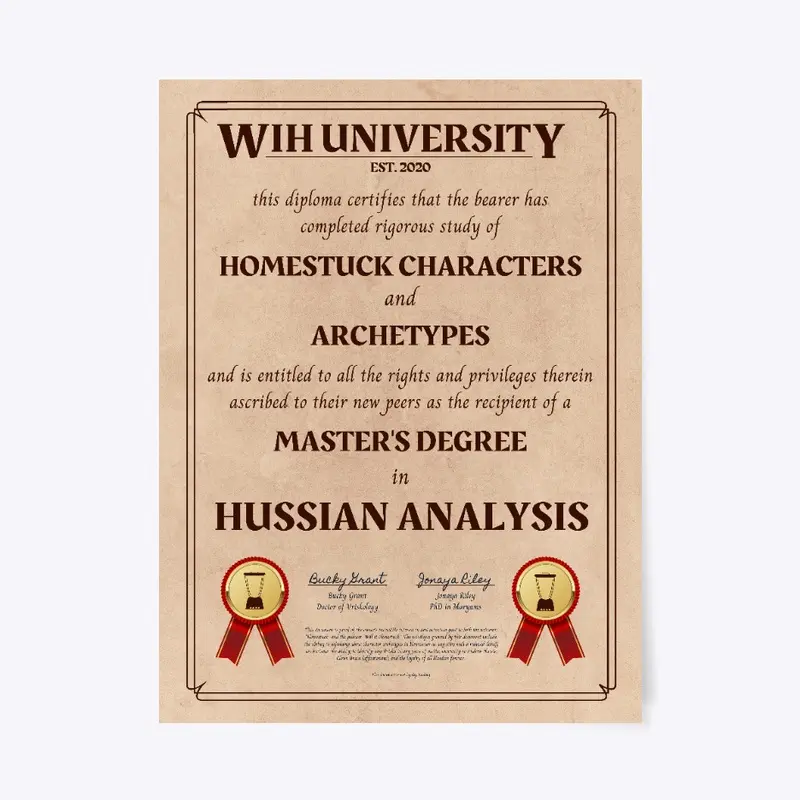 Master's Degree Poster